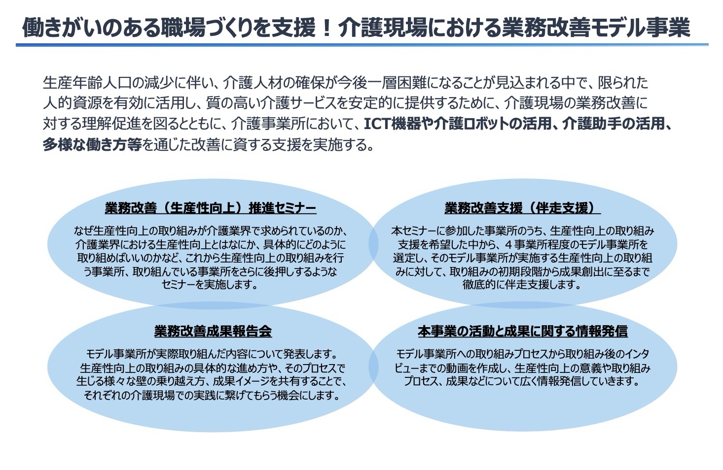 介護事業所で職員の働きがい&利用者満足度が向上 − 成果のカギは“現場